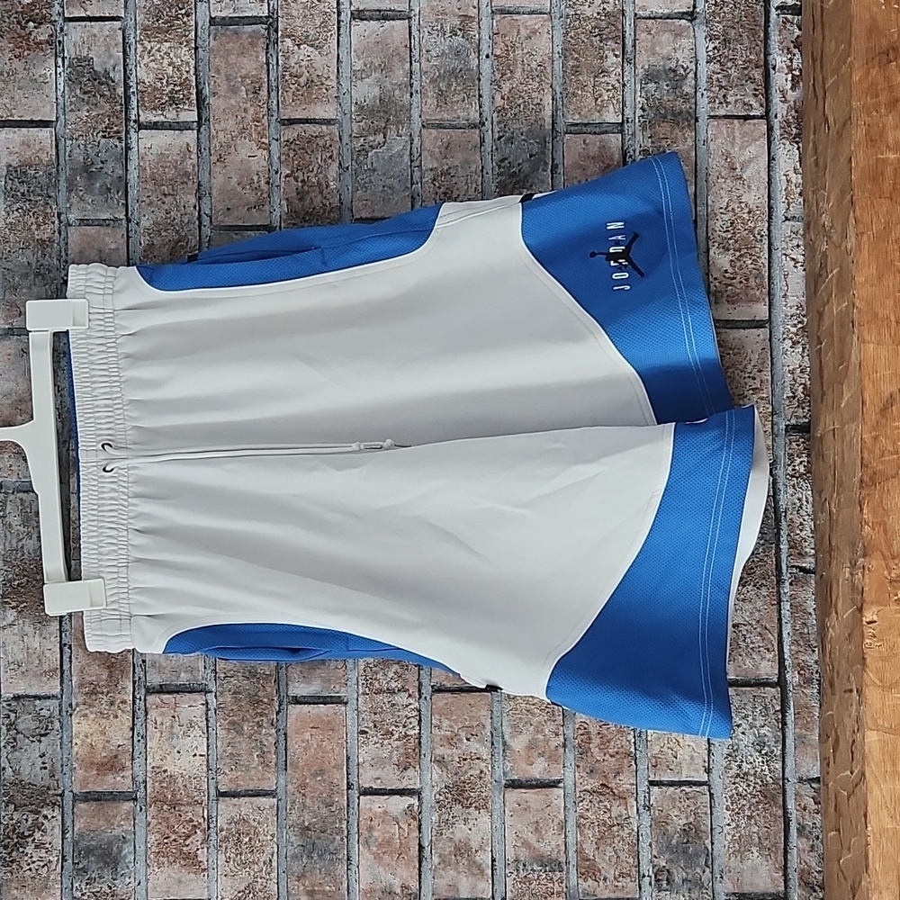 Jordan Blue & White Basketball Shorts Mens